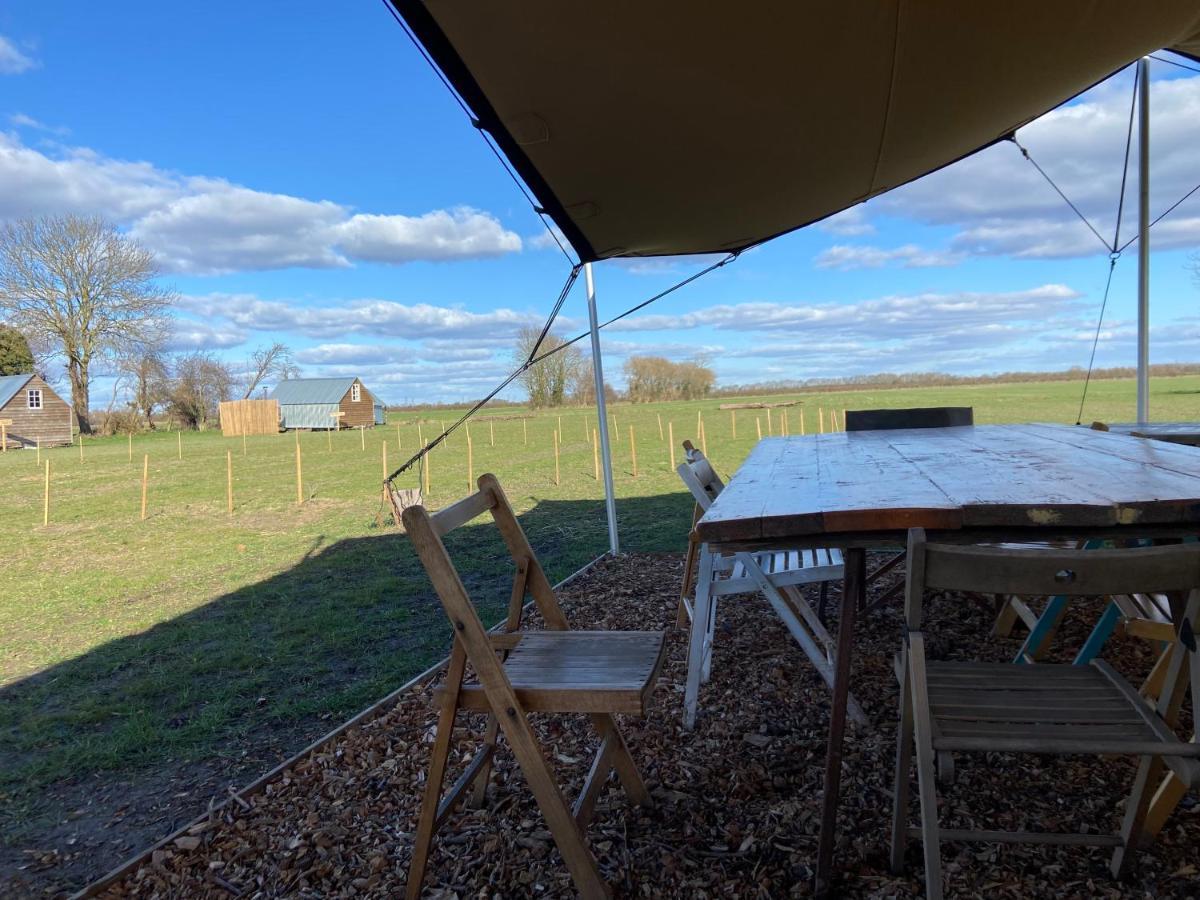 Fen Meadows Glamping - Luxury Cabins And Bell Tents 剑桥 外观 照片